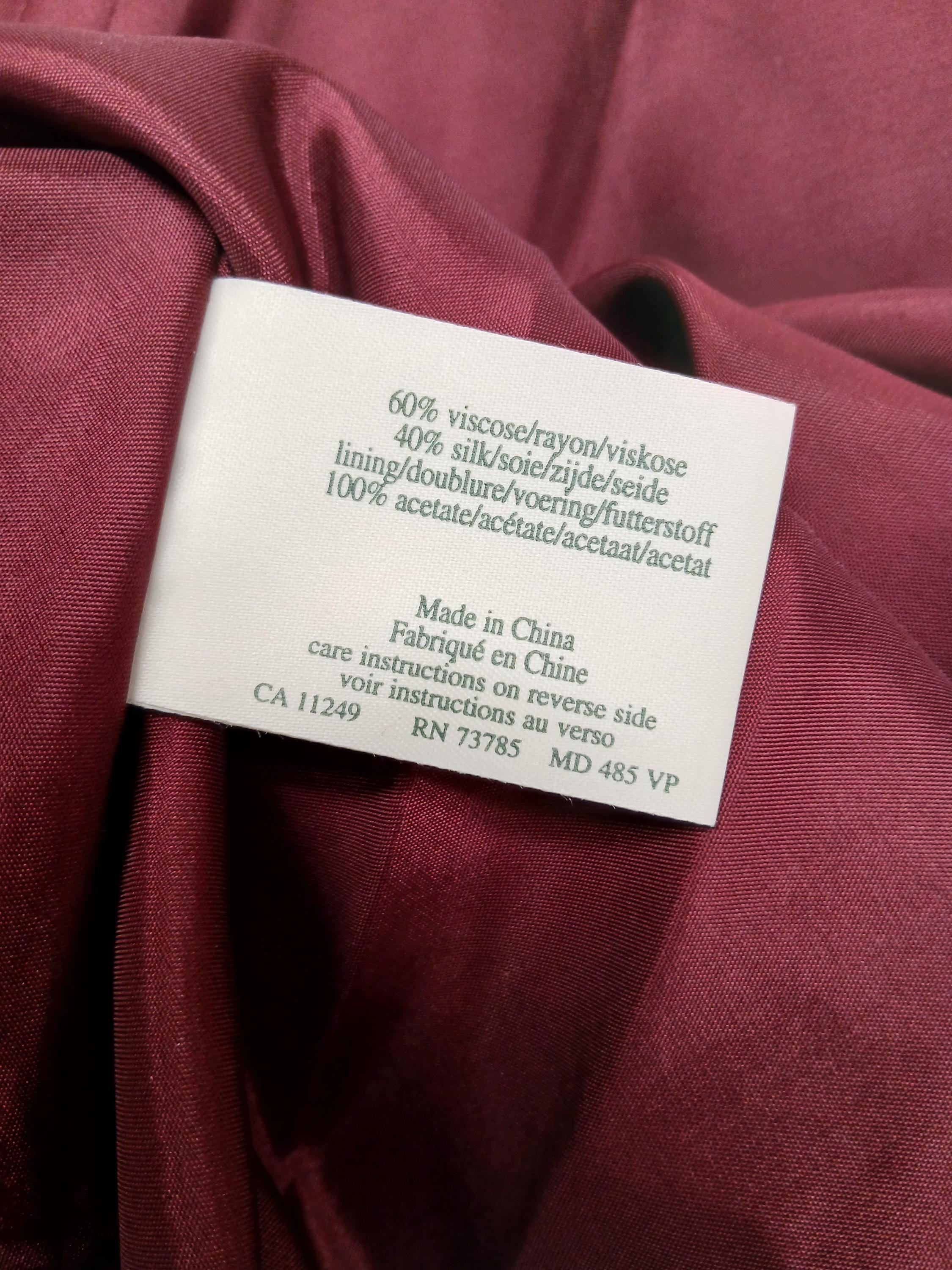 Vintage 1990s Laura Ashley Wine Red Devore Velvet Dress, Silk Mix