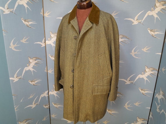 XXL Vintage Wool Tweed Town & Country Jacket, Dermot Wilson