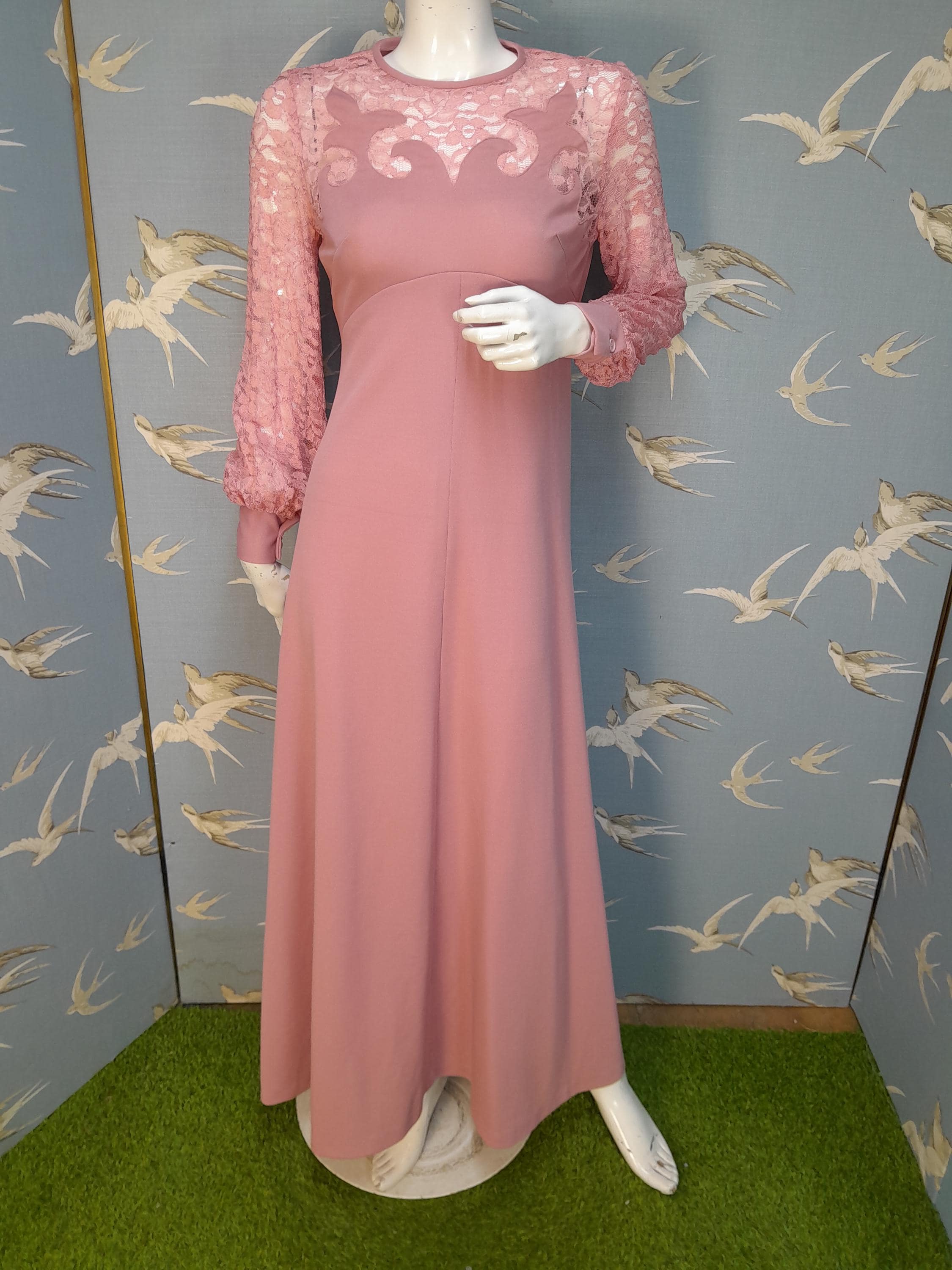 sewing pattern maxi dress with sleeves Heidi Dress Sewing Pattern main image 1