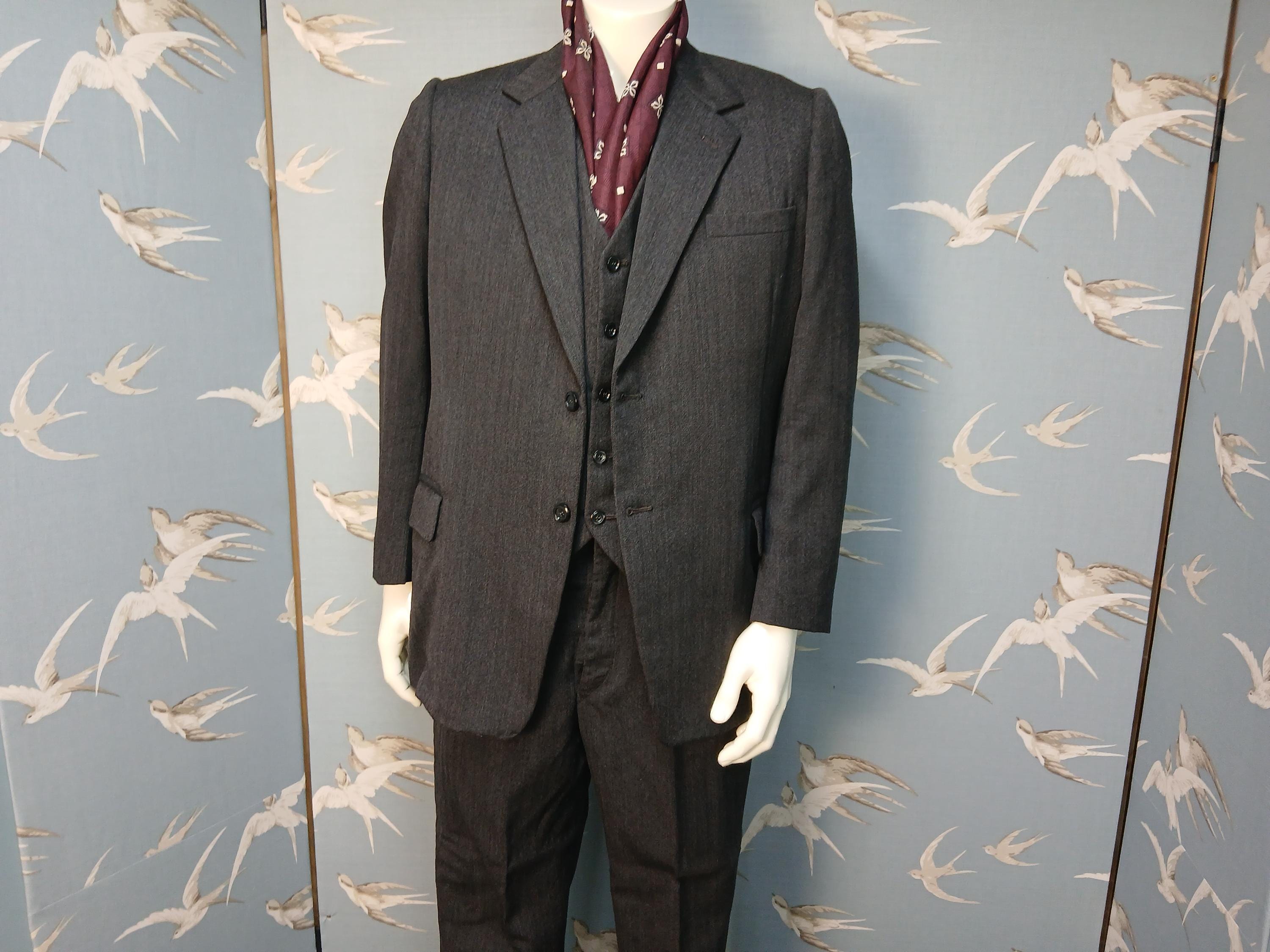 1940s 50s 日本製　三揃い背広　スーツ　テーラード 50s 3 piece suit - Etsy 日本