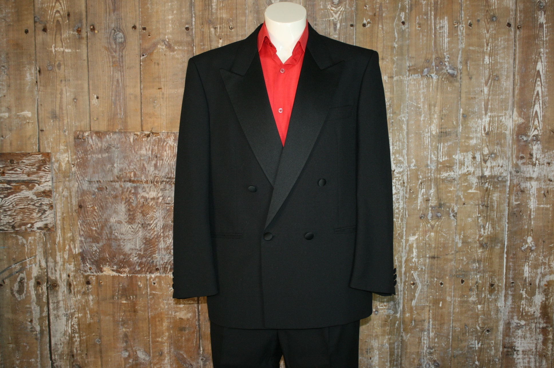 vintage double setup tuxedo side line