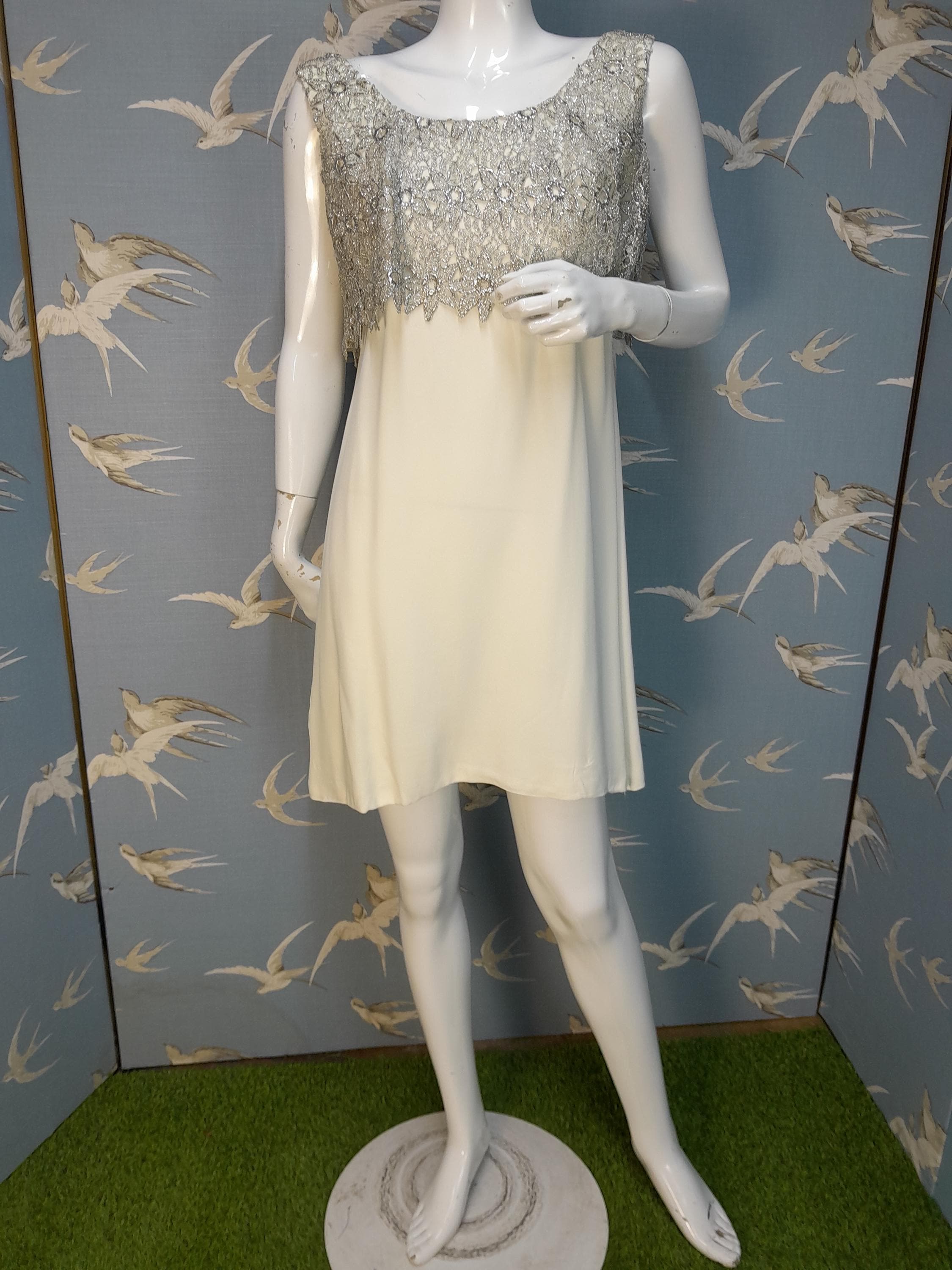 Ivory Cocktail Dress - Etsy UK