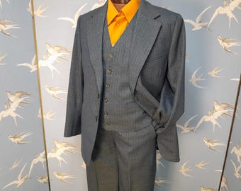 レア　イギリス製 john collier　60sスーツセットアップ　モッズUK Vintage 1960s Tan 3 Piece Mod Suit, John Collier Design Circle