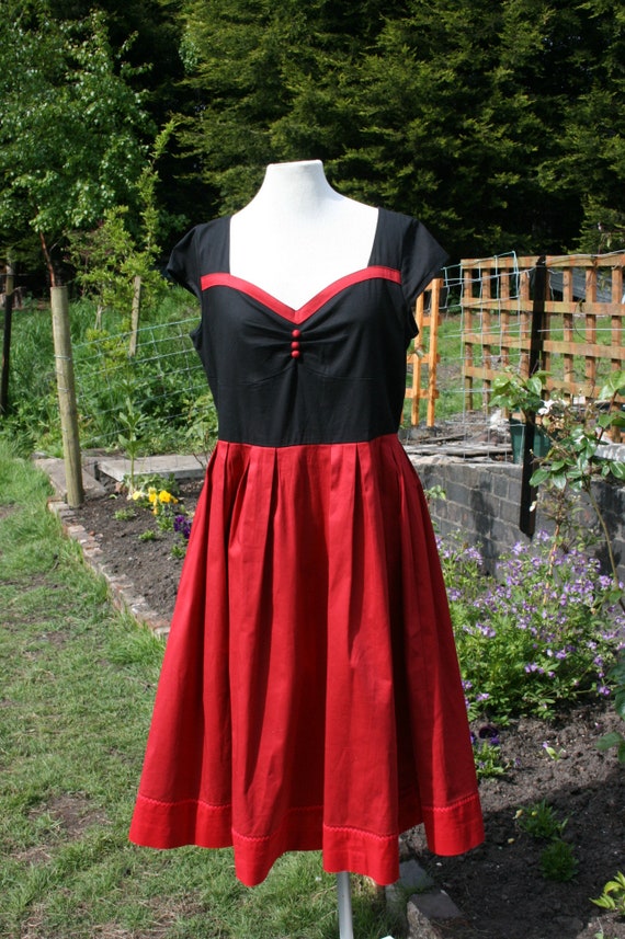 lindy bop red dress