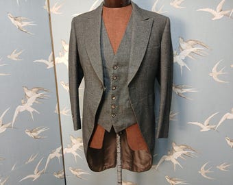 Mans Vintage Moss Bros Morning Coat/ Tailcoat, 40