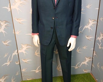 1960年代のヴィンテージ2トーントニックモッズスーツ、サイズ38-40