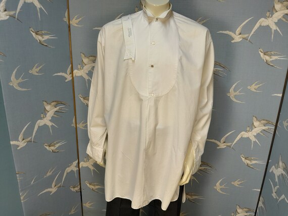 Chemise de ville en coton blanc pour homme des annees 1900 avec 2 cols et clous de 16 pouces Etsy Canada