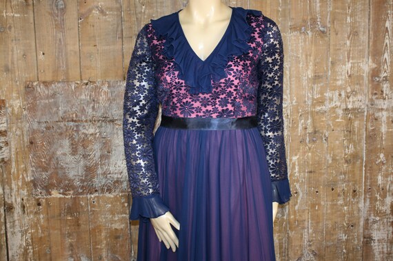 Jessica howard lace surplice bodice taffeta ball gown sale