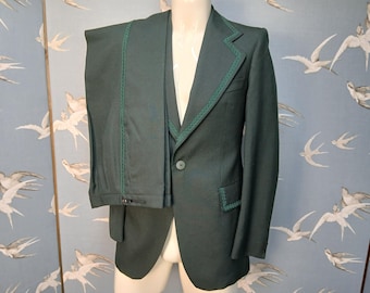 Vintage 1960s Tan 3 Piece Mod Suit, John Collier Design Circle