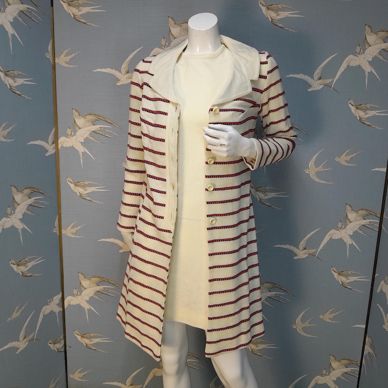 60s Mod Mini Dress (M)