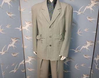 Retro Blue Zoot Suit, XXL, 46- 48