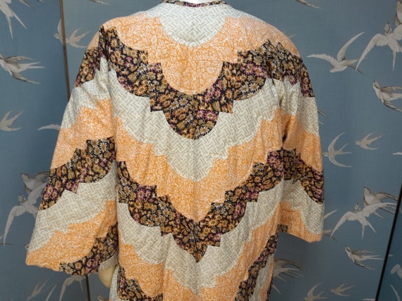 OOAK vintage patchwork quilt jacket, plus size/ f… - image 7