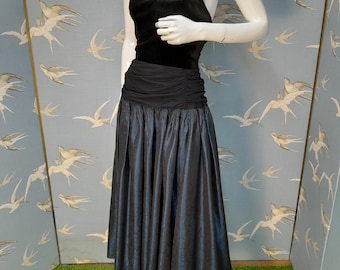 Vintage 1980s Laura Ashley strapless cocktail dress, size 8 Uk/ 33" bust, see ITEM DETAILS for all measurements