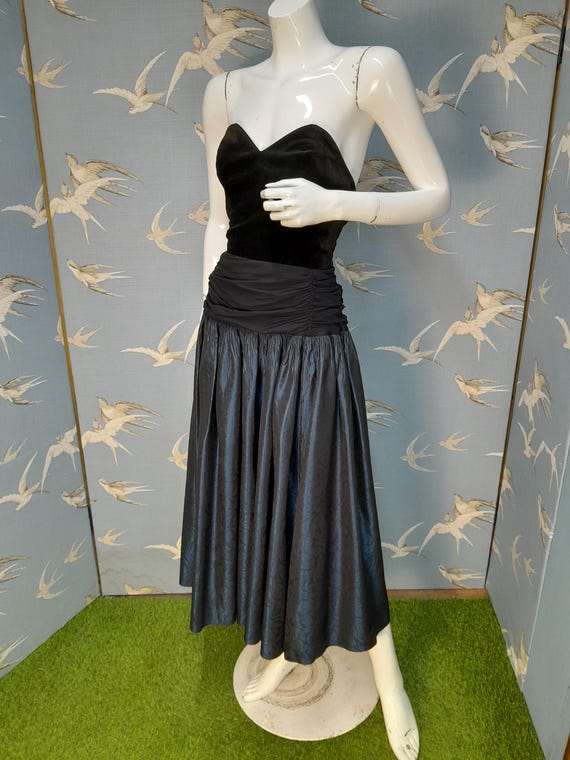 laura ashley cocktail dresses ASHLEYlauren 4765 Strapless Beaded Fringe Cocktail Dress