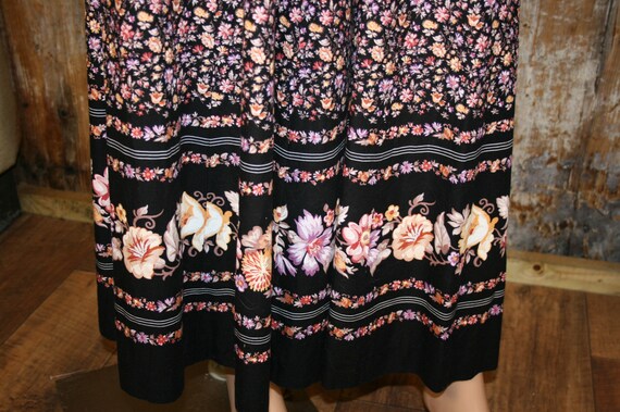 Vintage Horrockses floral cotton maxi dress, size… - image 4