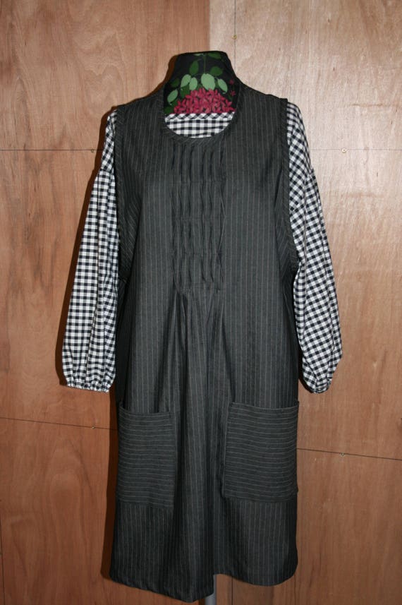 denim jumper dress plus size