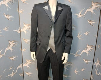 Vintage 1960s Tan 3 Piece Mod Suit, John Collier Design Circle