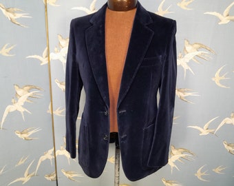 Men's Royal Blue Velvet Tuxedo Jacket Slim Fit Groom Dinner Wear