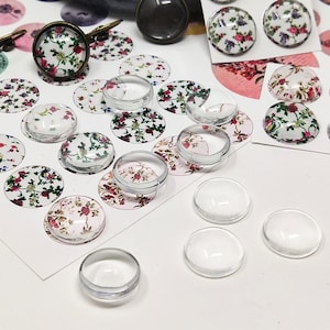 12 mm cabochon helder glas tegels koepels transparant deksel cabines voor doe-het-zelf sieraden maken oorbellen hangers ringen