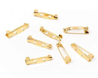 Gold Broschennadeln 20x5mm für DIY Handwerk