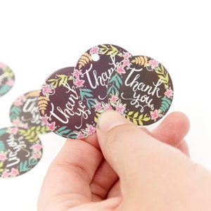 Grazie, Parola Grazie Carta Gift Tag, 5cm tags, Black Card Rectangle Gift Tags, Merchandise Tags, Hang Tags, Jewelry Tags, 20pcs