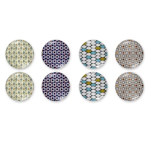 8 Stück runde Glas Cabochon 10 mm, 12 mm, 14 mm oder 18 mm, handgemachte Cabochons, Flatback Cabochon, Foto Cabochon, Foto Glas Cabochon- C1044