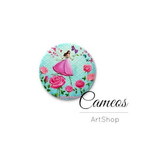 Cabochon, Dômes en verre, 8 mm 10 mm 12 mm 14 mm 16 mm 18 mm 20 mm 25 mm, Cabochon en verre photo - L643