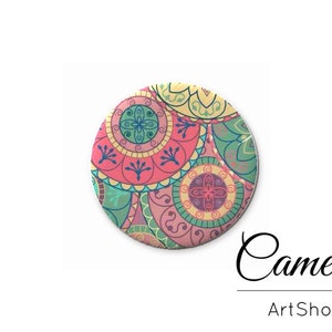 Cabochons, afbeelding cabochons 1x25mm en 2x12mm, 1x20mm en 2x10mm, glazen koepel, fotoglas cabochons voor diy - S1531