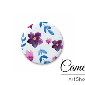 Cupola in vetro, fiori cabochon 10 mm, 12 mm, 14 mm, 16 mm, 18 mm, 20 mm, 25 mm, cabochon in vetro fotografico, 2 pezzi o 4 pezzi - G952