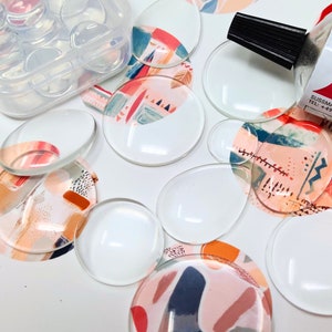 158 個 初心者向け DIY カスタム画像ネックレス ジュエリーキット ベゼルトレイとカボション付き