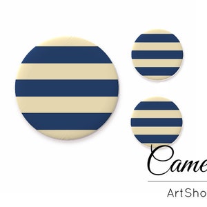 Cabochon in vetro, Perline di vetro a cupola, Cabochon con motivo di ancoraggio, Cabochon in vetro fotografico fatto a mano, Cabochon con immagine estiva - S175