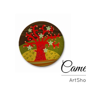 Cabochon, Cabochon Photo Verre, Fleurs, Dôme en verre 10mm, 12mm, 14mm ou 18mm - L538