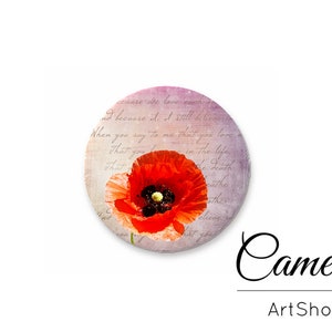 6 Stück Cabochon 25mm und 20mm, Gelb retro cabochon, cabochon glas blume, foto cabochons