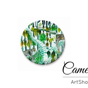 Cabochões de vidro fotográfico feitos à mão, cabochões tropicais, cúpula de vidro, 10 mm, 12 mm, 14 mm, 16 mm, 18 mm, 20 mm, 25 mm - L221