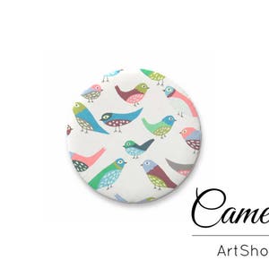 6 Stück Cabochon 25mm und 20mm, Gelb retro cabochon, cabochon glas blume, foto cabochons