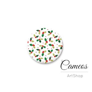 Motivcabochon 25mm und 20mm, cabochon, cabochon glas Weihnachten, foto cabochons- L602
