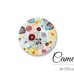 Cabochon, Retro patroon cabochons, Glazen Koepels 8mm 10mm 12mm 14mm 16mm 18mm 20mm 25mm, Fotoglas Cabochon - G919