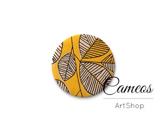 Flowers Cabochon, Glass Domes, 8mm 10mm 12mm 14mm 16mm 18mm 20mm 25mm, Photo Glass Cabochon - L619