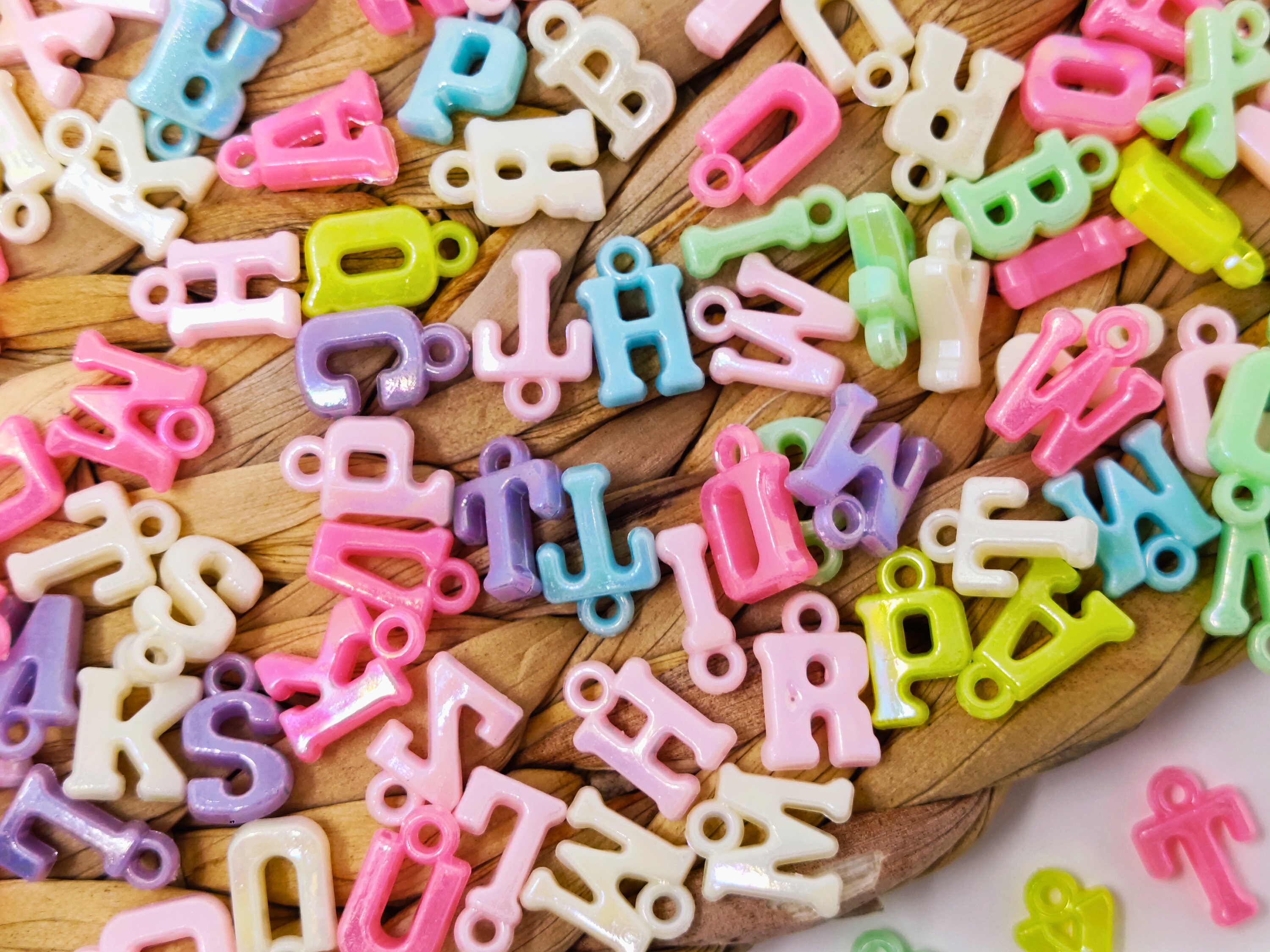 Große Alphabet Perlen A-Z - 400 Stück, 12,5 Mm, Für Schmuck, Armbänder & Personalisierte Geschenke