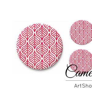 Cabochon in vetro, Cabochon geometrico 1x25mm e 2x12mm, 1x20mm e 2x10mm, Cupola di vetro, cabochon in vetro p+Photo per fai da te - S1324