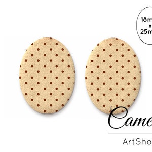 Cabochões de vidro 18x25mm, cabochões vintage, cabines de cúpula de vidro, cabochão de vidro fotográfico para fazer joias, contas de vidro - 0441