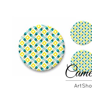 Glass Cabochon Set 1x25mm and 2x12mm, 1x20mm and 2x10mm, handmade cabochons, Flatback Cabochon, round cabochons, photo glass cabochon- S1316