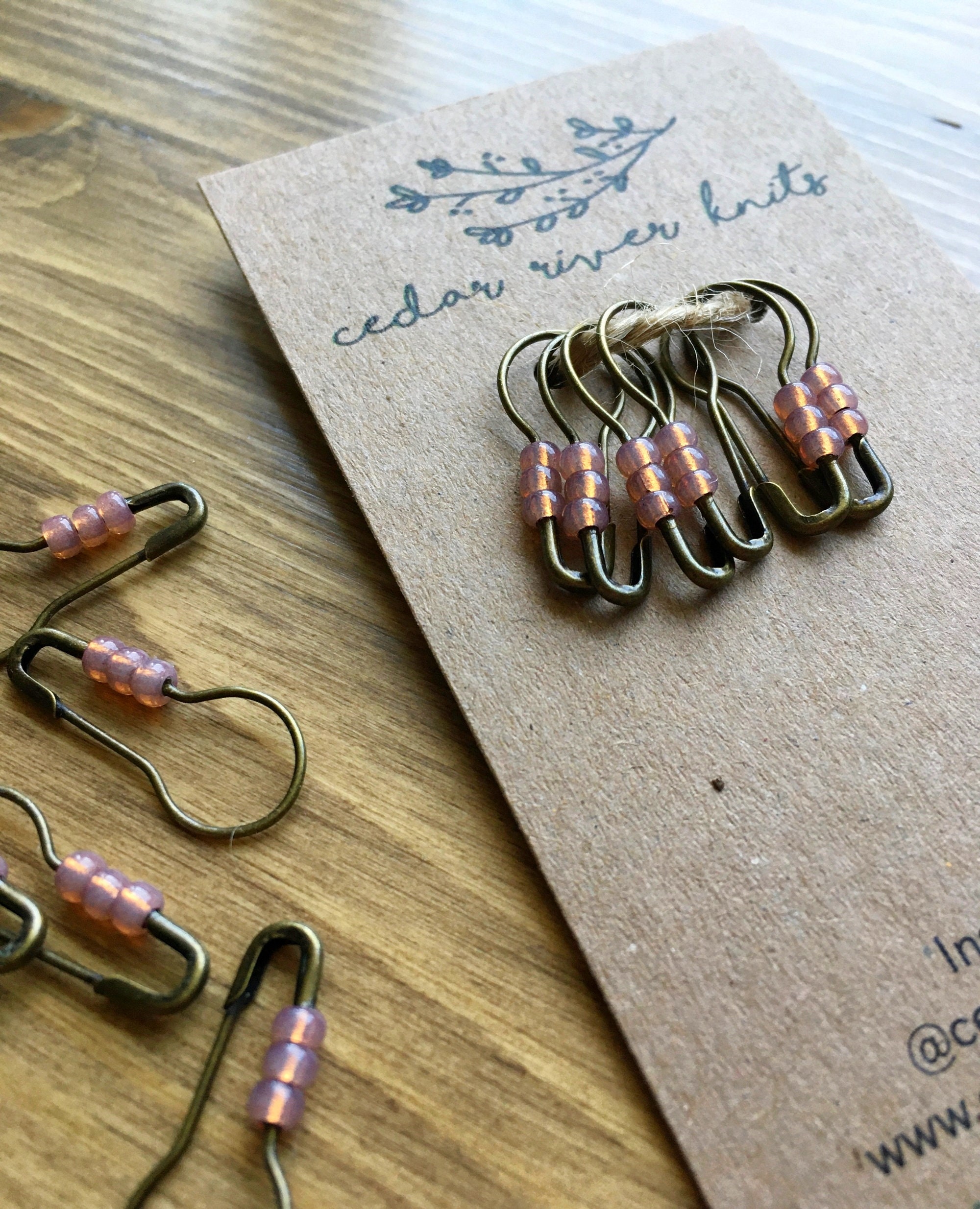 Removable Bulb Stitch Markers Set of 6 Etsy