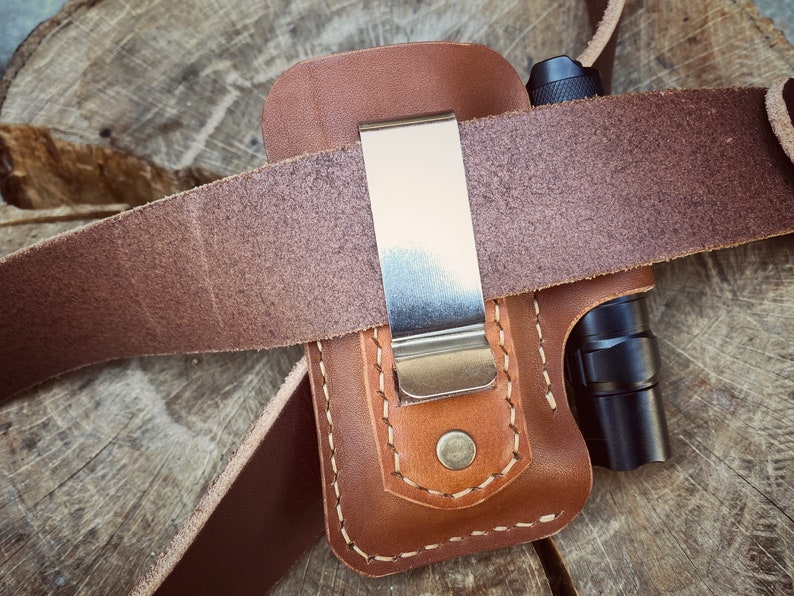 Belt Clip Leather EDC Organizer Engineer Etsy
