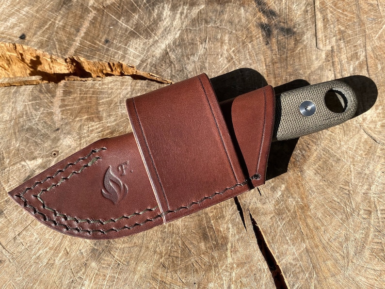 ESEE knives Izula2 Horizontal Carry Leather Sheath Etsy