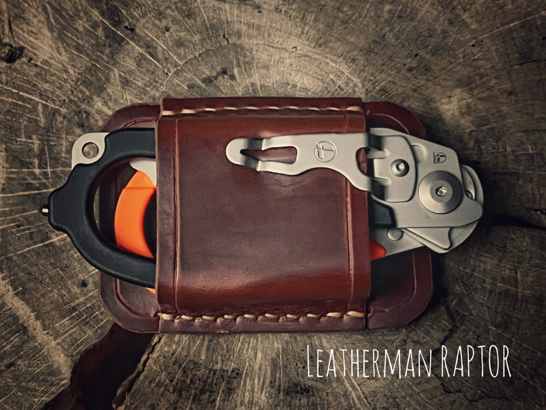 EDC Folding Knife Leather Belt Sheath Knife Sheath Etsy