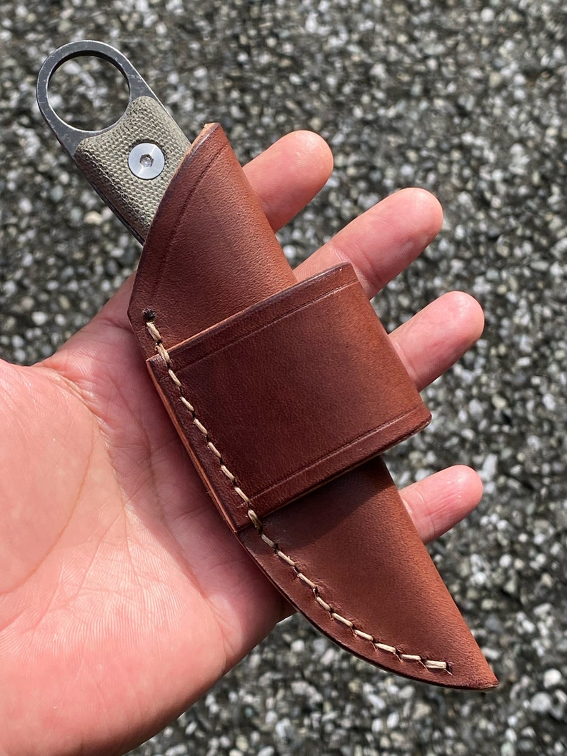 ESEE knives Izula Horizontal Carry Leather Sheath Etsy