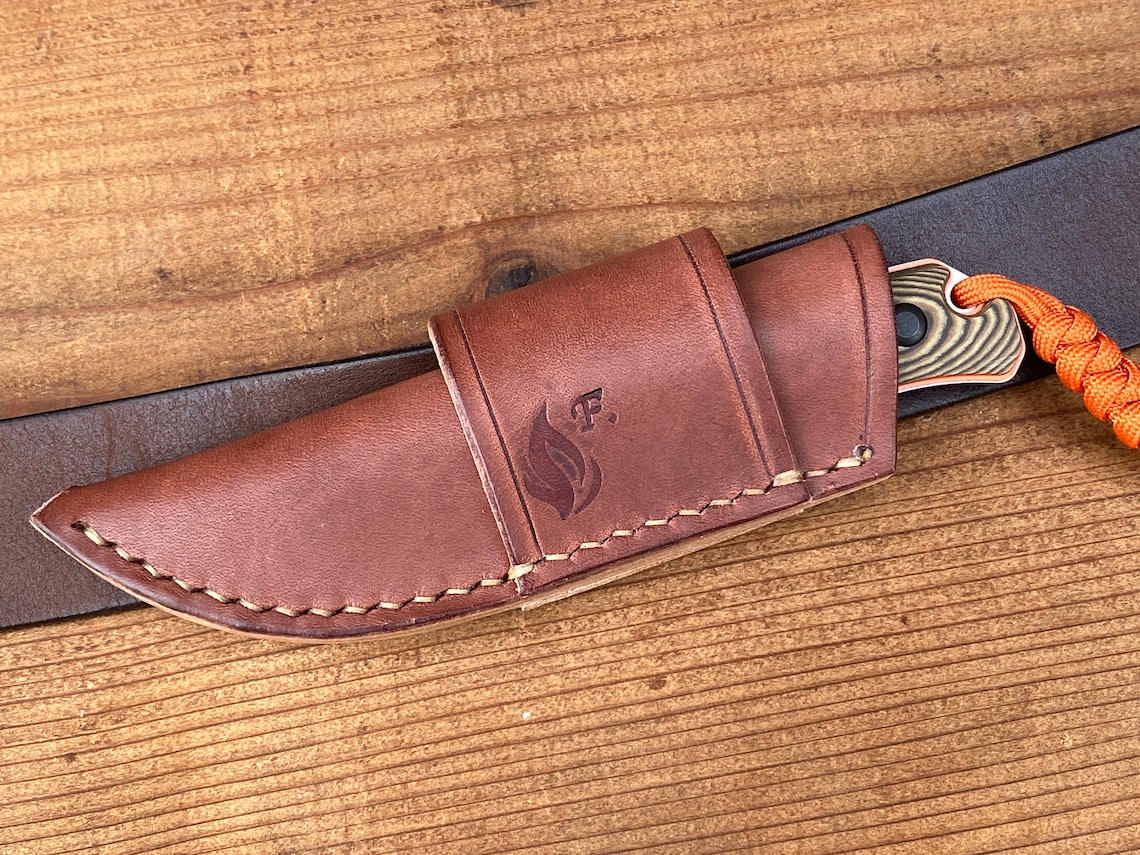 Benchmade HIDDEN CANYON HUNTER Horizontal Carry Leather Sheath Etsy
