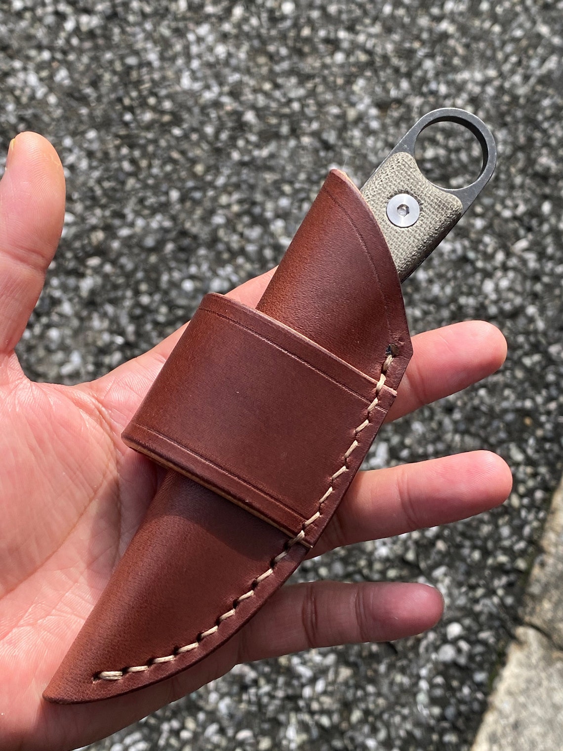 ESEE knives Izula Horizontal Carry Leather Sheath Etsy