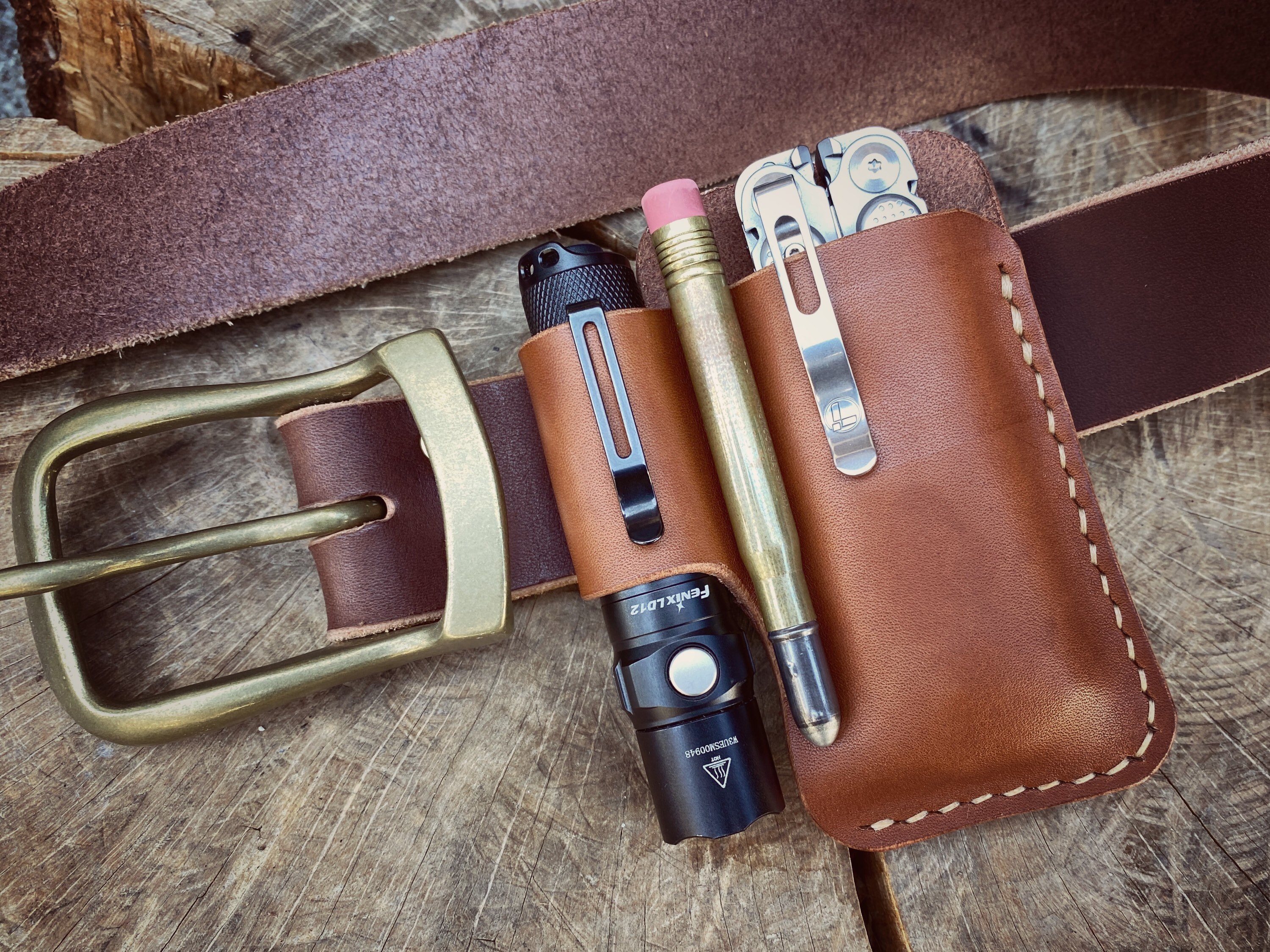 Belt Clip Leather EDC Organizer Engineer Etsy